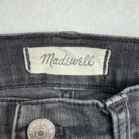Madewell Jeans Womens 27 Faded Black 11" Skinny High Rise - Picture 3 of 14